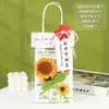 Tarjeta de felicitación de regalo para el Día del Maestro: flor de girasol de hilo tejido, palito retorcido, nuevo modelo 2025, diseño tridimensional de alta gama para maestros