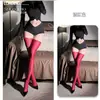 Medias Aurora Ultradelgadas Shuoyao, Medias Brillantes, Medias Largas Sexy sin Costuras, Medias de Seda Negra Pura Deseo por Encima de la Rodilla, Medias Altas hasta el Muslo A268