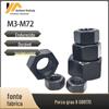 Porca externa de alta resistência do exágono do parafuso do escurecimento da porca GB6170 da porca M3-M72 da classe 8.8 da porca do hexágono
