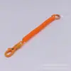 Directo de fábrica cuerda de resorte para llavero de plástico color gelatina cadena de resorte para llavero correa de bolso cuerda para tarjetero