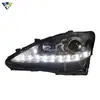 Adecuado para la modificación del conjunto de faros del Lexus IS 06-14 con faros de lente LED y señales de giro dinámicas