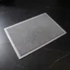 Tapete Antiderrapante Remove Poeira para Porta de Entrada 60*90cm Tapete de Piso com Laço de Arame Tapete de Porta Doméstico de PVC para Limpar Sujeira e Raspar Lama Tapete de Piso Tapete