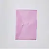 Bolsa de Arquivo A4 Colorida com Ponto Transparente Bolsa para Armazenamento de Papel de Teste com Botão de Pressão Bolsa de Informações para Estudantes Pasta Material de Escritório