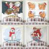 Tapiz Navideño Producto Nuevo Tela Colgante Transfronteriza Tela de Fondo Decorativa Fondo Navideño Habitación Atmósfera Festiva Tela de Pared Estilo Americano