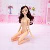 Cuerpo de Muñeca Barbie de 30 cm Malla de Seda con Cuentas Accesorios de Flores Diseño de Vestido de Novia para Hornear Sirena Bebé Desnudo Cuerpo Articulado