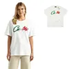 Camiseta de marca de moda transfronteriza Corteiz con temática italiana para hombre, con un diseño de estilo callejero americano con estampado de grafiti en el pecho