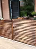 Cubierta decorativa embellecedora para unidad exterior de aire acondicionado, estante de almacenamiento para balcón, soporte de madera para plantas, madera anticorrosión, cubierta protectora para aire acondicionado, blindaje de unidad exterior
