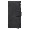Adecuado para Samsung S10 Cartera con Cremallera para Múltiples Tarjetas Modelo S9 Plus/S8 Funda de Cuero para Teléfono Móvil con Tarjetas