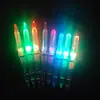 Nuevo señuelo de pesca marítima Luya pez colorido pez sable luz agua profunda bajo el agua forma en miniatura brillante pesca marítima luz LED de calamar