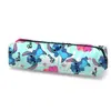 Estuche de Poliéster Estampado Completo Puntada Transfronteriza Portátil Simple Caja de Papelería Fábrica de Estuches Personalizados Venta al por Mayor Caliente