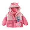 Chaqueta Cortavientos para Niña Ropa de Abrigo Otoño/Invierno 2026 Nuevo Estilo Moda Elegante Ropa de Invierno Bebé Tres en Uno Desmontable