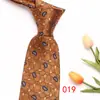 Corbata marrón formal de negocios de 8 cm en stock corbata de poliéster para hombre jacquard negocios corbata vintage fabricantes al por mayor