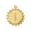 Collar Colgante Pequeño Cuadrado 26 Letras Inglesas DIY Acero de Titanio Pulsera A-Z para Mujer Etiqueta de Joyería de Acero Inoxidable