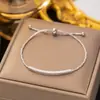 2025 Pulsera Vintage Elegante y de Moda Ajustable Joyería Acero Inoxidable Estilo Casual con un Diseño Refinado y Elegante