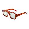 Gafas de sol de moda retro europeas y americanas de montura grande para mujer comercio electrónico transfronterizo gafas de sol clásicas de caja placa senior una generación de cabello