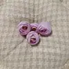 Europeu Retro Chá Botão Simulação Rosa Mori Caixa de Açúcar Acessórios DIY Feito à Mão Guirlanda Material Acessórios Flores