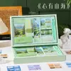 Un Cuaderno Shanhe de Papel, Juego de Regalo, Caja de Regalo Guofeng, Manual de Regalo, Regalo Acompañante, Página de Título Estéreo, Cuaderno con Botón Magnético