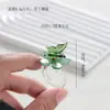 Zibo esmalte de color anillo giratorio mariposa de nicho Boshan vidrio de cristal joyería hecha a mano regalo red social al por mayor