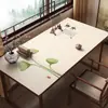 Novo Tapete de Mesa Zen Estilo Chinês, Impermeável, à Prova de Óleo, Lavável, Tapete de Mesa para Escrita Caligráfica, Pano de Mesa de Estudo de Alta Qualidade em Estilo Chinês Tradicional