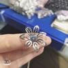 Accesorios para el cabello de novia hechos a mano, DIY, antiguos y de viento, pieza colgante, hojas mecedoras, pasador de pelo, pieza de mariposa de hierro, pieza de flor de metal, accesorios