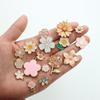 Fabricante de Accesorios de Joyería de Estilo Floral, Venta al por Mayor de Joyería DIY Hecha a Mano de Aleación, Accesorios de Joyería DIY con Goteo de Aceite Transfronterizo