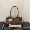 Bolsa de Mão/Ombro/Axila Feminina Textura Retro Transfronteiriça 2026 Camurça Pelúcia Nova Simples Minimalista Bolinhas para o Dia a Dia