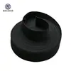 Banda Elástica Gruesa Elástica de Nylon Doble Cara Cepillada Negra y Blanca de 1-8 cm en Stock Venta al por Mayor Banda Elástica Ancha Suave para Cintura