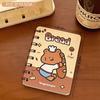 Libro original de dibujos animados de Tengyi, libro de mano con diseño de oso, de gran valor colorido, cuaderno de dibujo de bolsillo A7, cuaderno de espiral, papelería