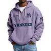 Ropa Nueva para Hombre Transfronteriza Amazon Más Vendida Cremallera Multibolsillo Nueva Sudadera Tendencia de Comercio Exterior Sudadera Serie NFL