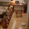 Escritorio de Esquina Seleccionado Cuidadosamente con Estantería Integrada para Estudio en Casa y Oficina, Escritorio de Computadora en Forma de L Semi-Cerrado para Dormitorio junto a la Cama