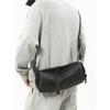 Bolso de Hombro para Hombre Estilo Japonés Marca de Moda Bolso Pequeño Cilindro para Mujer Bolso Cruzado Casual para el Trabajo Mochila Deportiva Simple para Montar