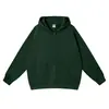 Sudadera con capucha de forro polar pesado de 350 g Sudadera con capucha de color sólido pesado Marca de tendencia de otoño para hombre Sudadera con capucha holgada de tipo pullover