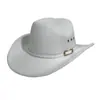 Amazon Transfronterizo Nuevo Sombrero de Vaquero Occidental Sombrero de Copa de Una Línea Sombrero de Ala Ancha Moda Europea y Americana Estilo Étnico Sombrero de Jazz