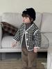 Ropa Engrosada para Niños para Salidas, Nueva Ropa Infantil Estilo Coreano Otoño e Invierno 2026, Chaqueta Acolchada a Cuadros para Bebé