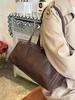 Bolso Cuadrado Pequeño Portátil Retro Estilo Coreano para Mujer Nuevo de Gran Capacidad Estilo Ins Bolso Casual de Hombro Combinable Bolso Baguette para Viaje