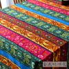 Tecido Boêmio Étnico Impresso Algodão e Linho Tecido de Vestuário Vintage Handmade DIY Toalha de Mesa Patchwork Sudeste Asiático
