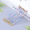 Llavero Trenzado de Nudo de Diamante con Gradiente de Colores Colgante Decoración Cadena de Teléfono Accesorios DIY