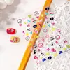 Populares Jay Chou Jaychou Soporte Pegatinas para Uñas Arte de Uñas Caricatura Lindos Fuegos Artificiales Pegatinas para Uñas Calcomanías de Patrón Pequeño