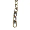 Cadena de Repuesto para Accesorios de Decoración de Bolsos Cruzados, Cadena para Bolsos Llavero DIY Cadena Retorcida, Accesorios Metálicos para Ropa