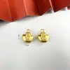 Explosiones Gran Apertura Agujero Pasante Gran Yuanbao Yiye Suerte Suerte Aleación Accesorios Accesorios para Joyería DIY