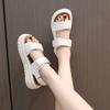 Sandalias Deportivas de Estilo Popular para Mujer 2024 Verano Nueva Llegada Combinación Total Cyber Celebrum Suela Gruesa Estudiante Suela Suave Zapatos de Playa