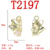 Colgante Mini Corazón Flor Conejo Zorro Payaso Microincrustado de Cobre Puro Accesorios para Pendientes Hechos a Mano Pendiente Pulsera Accesorios DIY