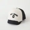 Nova Boina Infantil com Letra Bordada de Aba Curta Bico de Pato Outono e Inverno Lã de Cordeiro Chapéu Escolar Quente Boné de Baseball Unissex para Bebê