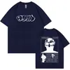 Camiseta Transfronteriza Aliexpress Patrón Rapper Mf Doom Unisex Madvillainy Música Metal