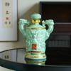 Garrafa de Vinho de Cerâmica Jingdezhen 1/5 Gatos 5kg Pote de Vinho Shuanglong Artesanato Bule de Vinho Doméstico Selado Pote de Vinho para Presente