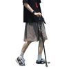 Pantalones cortos deportivos casuales de estilo japonés, de verano, finos, de cinco puntos, holgados y rectos, de marca de moda.