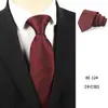 Nuevo Estilo Traje Formal de Boda para el Novio Traje a Medida Boda Corbata Borgoña Fabricante Stock Listo Corbata Jacquard al por Mayor