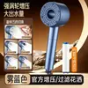 Cabezal de ducha para baño casero personalizado por el fabricante con orificios de pulverización, presurización de doble turbina, gran salida de agua, cabezal de ducha con filtro de mano