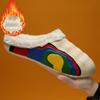 Pantufas de algodão masculinas para casais, inverno, com forro de lã, quentes, impermeáveis, da moda, sapatos preguiçosos, pais e filhos, chinelos Mao Mao