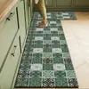 Felpudo de Estilo Americano Bohemio, Felpudo de Cocina de Barro de Diatomeas Lavable, Absorbe el Agua en Segundos, Secado Rápido, Felpudo Antideslizante